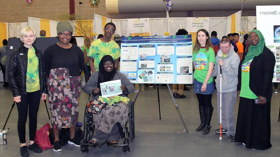 Sustainathon Participants with Poster